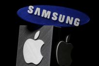 Samsung and Apple logo