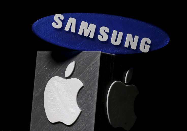 Samsung and Apple logo
