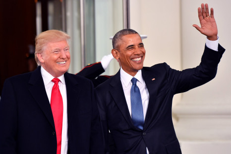 President Trump and Barack Obama 