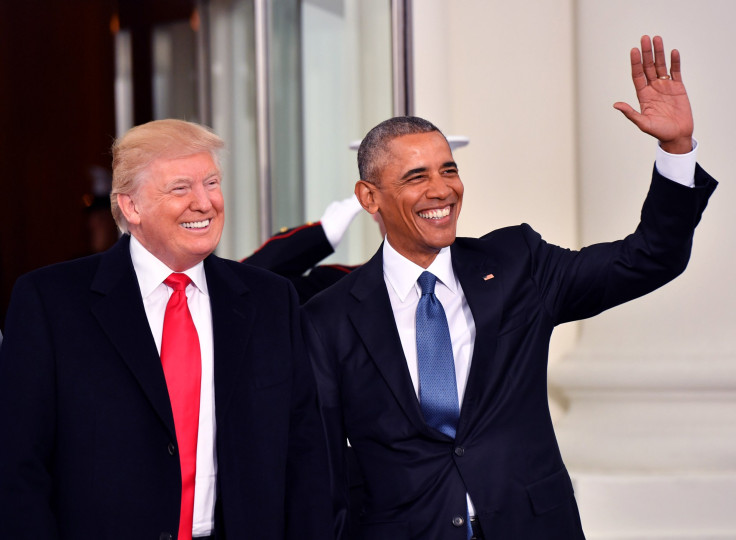 President Trump and Barack Obama 