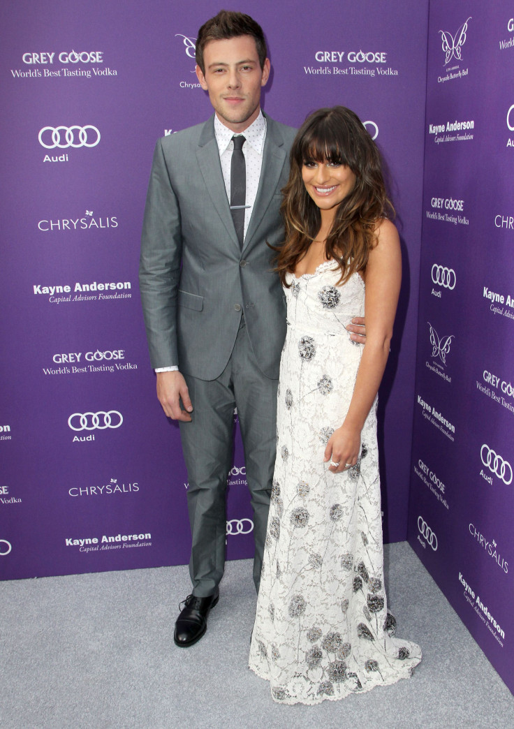 Lea Michele and Cory Monteith