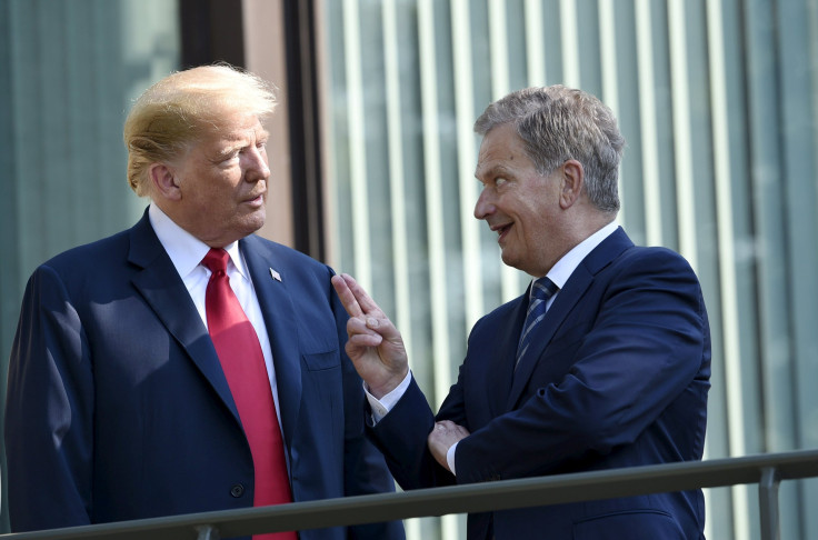 Finland's President Sauli Niinisto and U.S. President Donald Trump