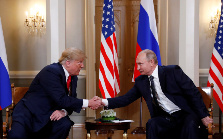 U.S. President Donald Trump meets with Russian President Vladimir Putin
