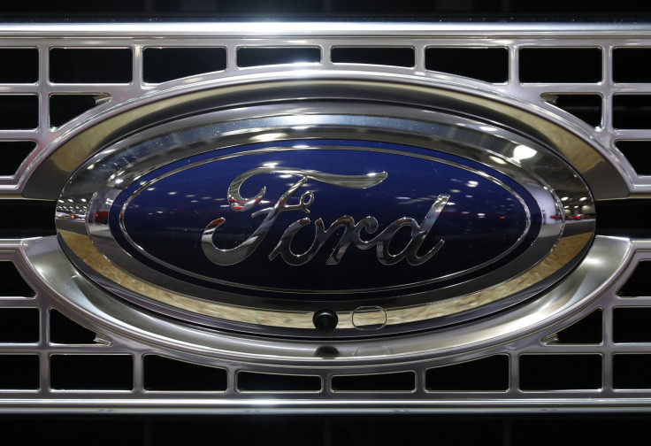 Ford logo on a truck