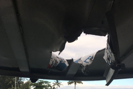 Lava bomb from Kilauea volcano damages tourist boat 
