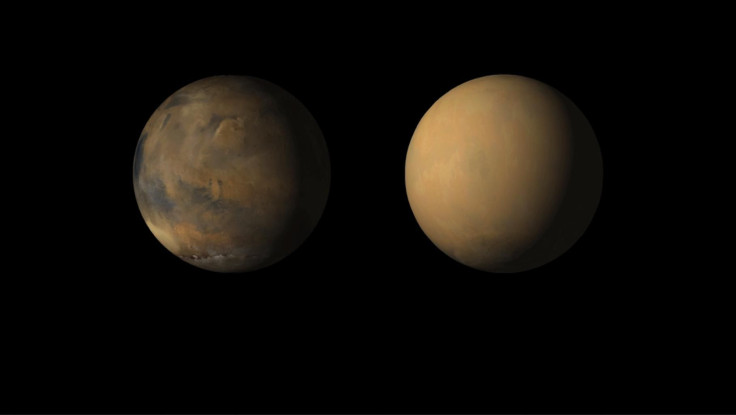 Mars dust storm