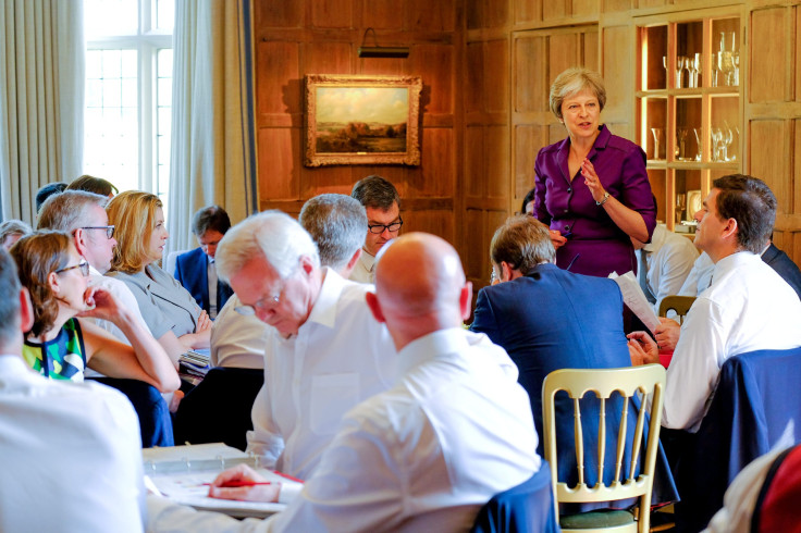 Theresa May Chequers Meeting
