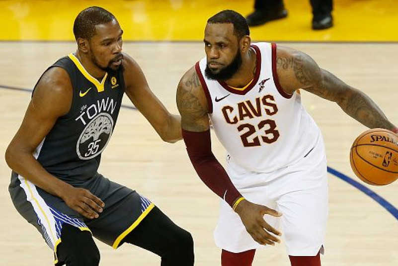 Kevin Durant and LeBron James
