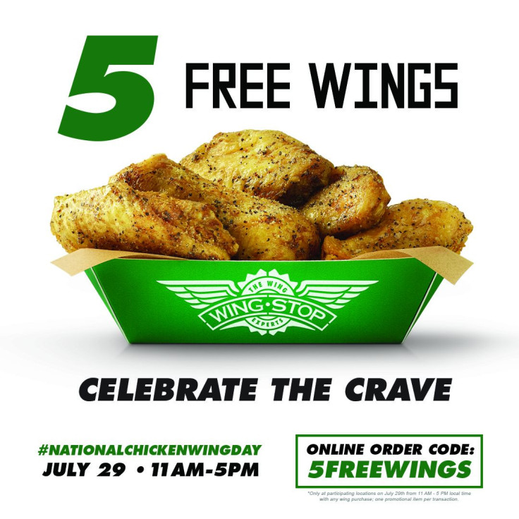 Wingstop - 5 Free Wings Promotion