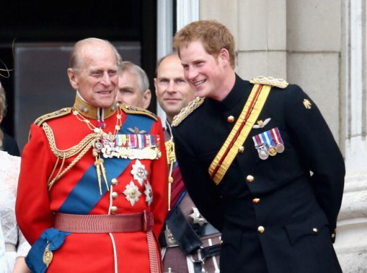 Prince Philip and Prince Harry