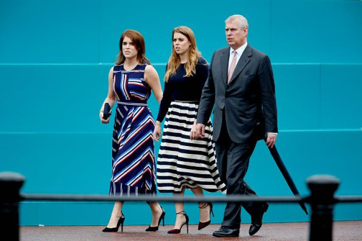 Princesses Eugenie, Beatrice, Prince Andrew