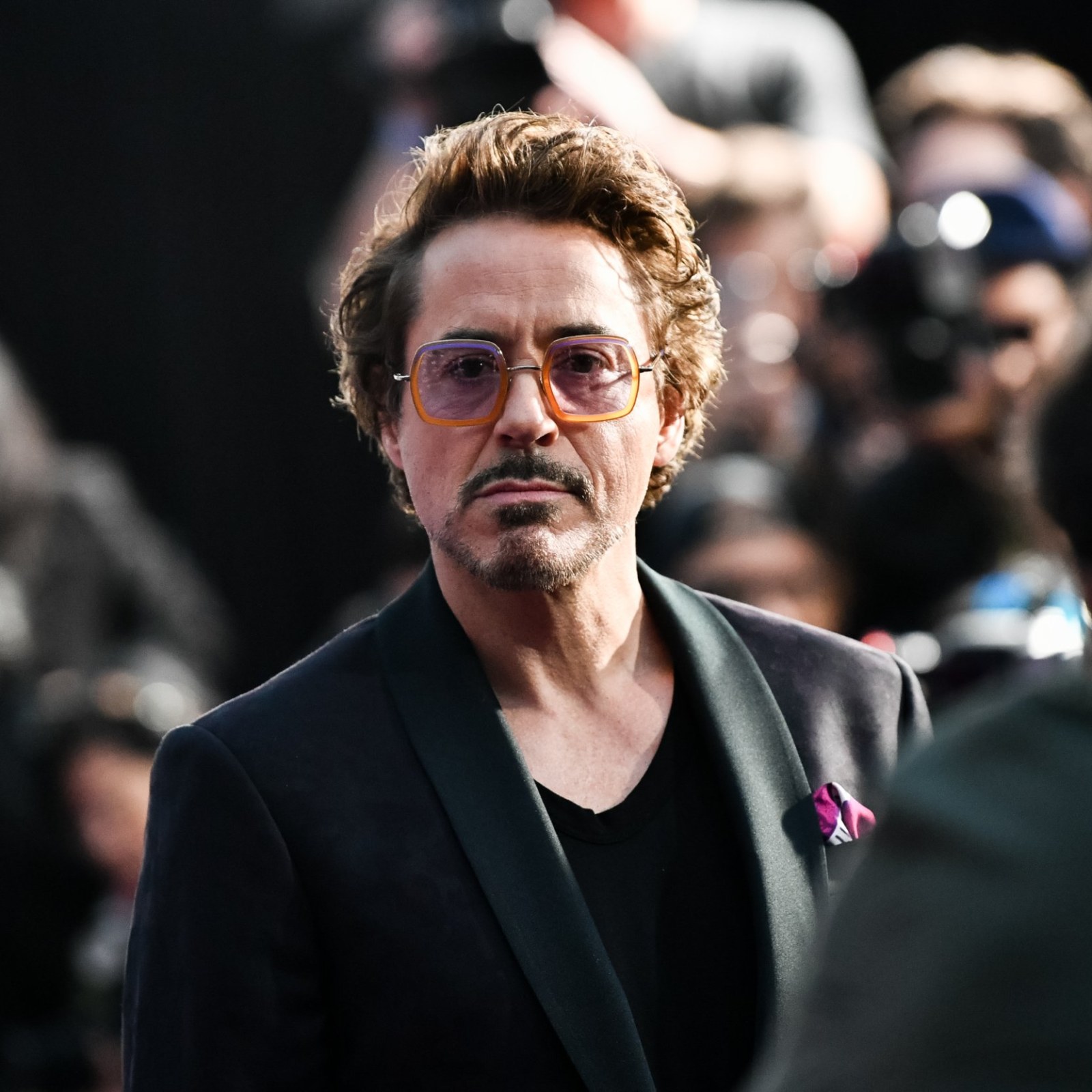 Robert Downey Jr. is totally unrecognizable with red hair and
