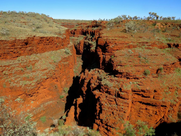 Iron Deposits in Ancient Sea Floor