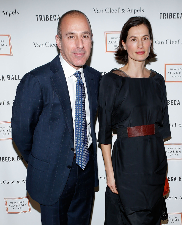 Matt Lauer and Annette Roque