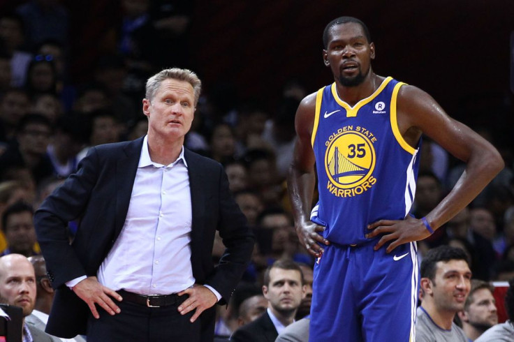 Steve Kerr and Kevin Durant