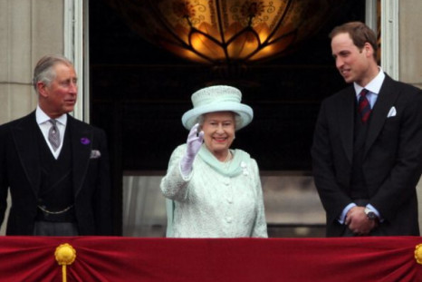 Prince Charles, Queen Elizabeth II and Prince William