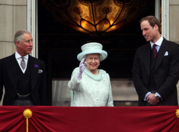 Prince Charles, Queen Elizabeth II and Prince William