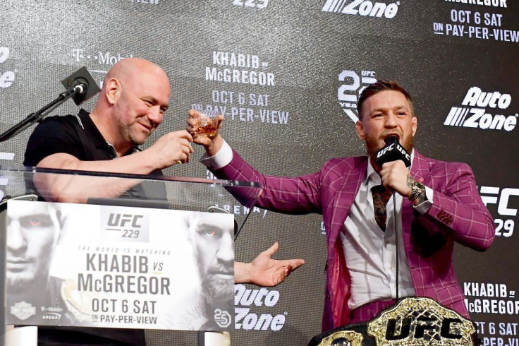 Dana White and Conor McGregor