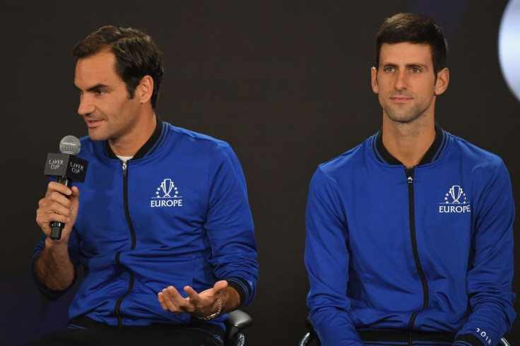 Roger Federer and Novak Djokovic