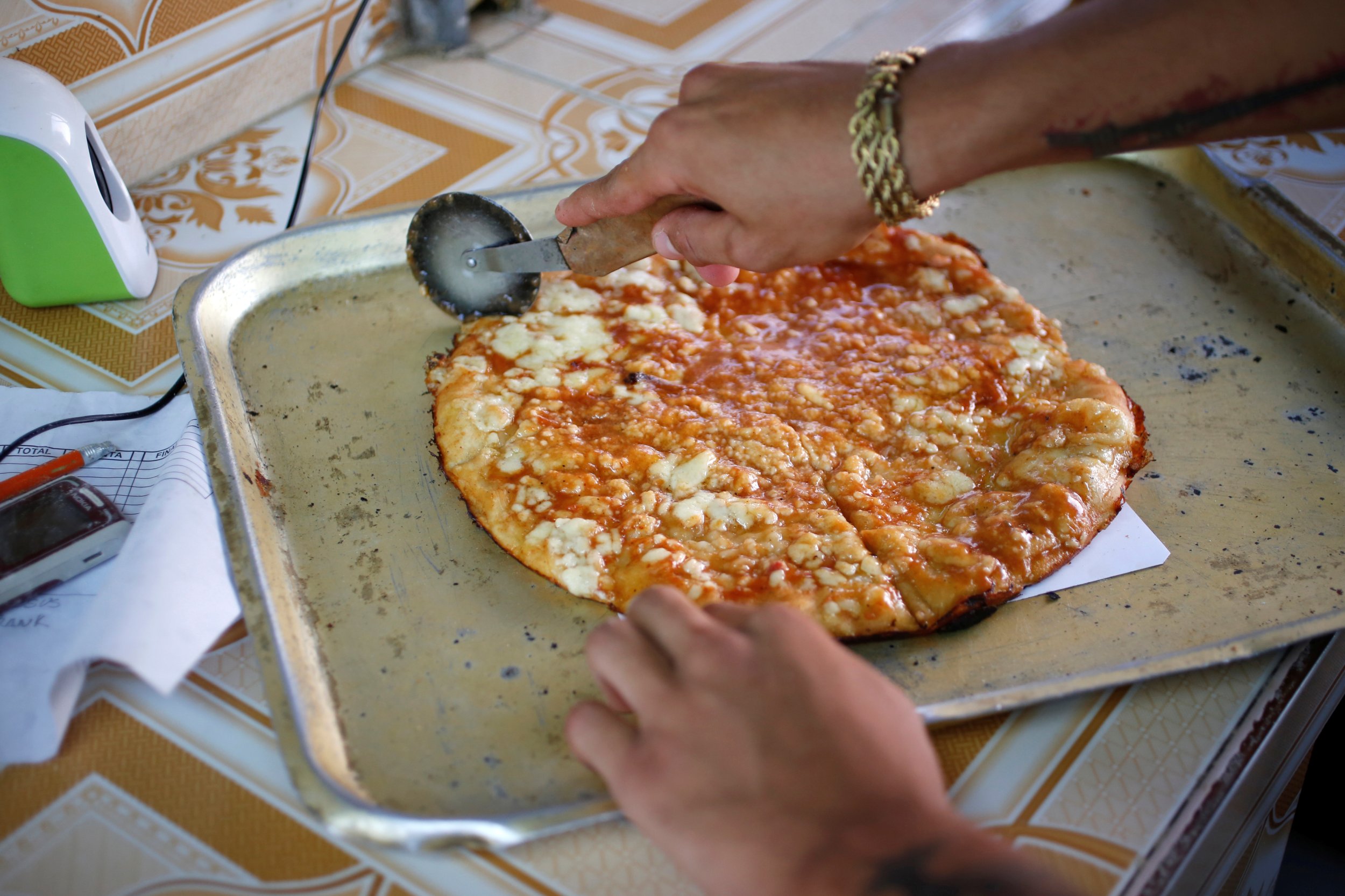 Cómo hacer una pizza cubana