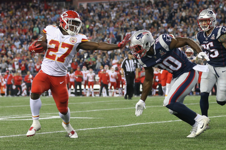 Kareem Hunt Chiefs Patriots 