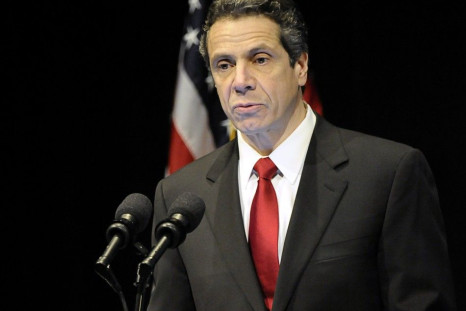 New York Governor Cuomo presents his 2011-12 budget proposal in Albany