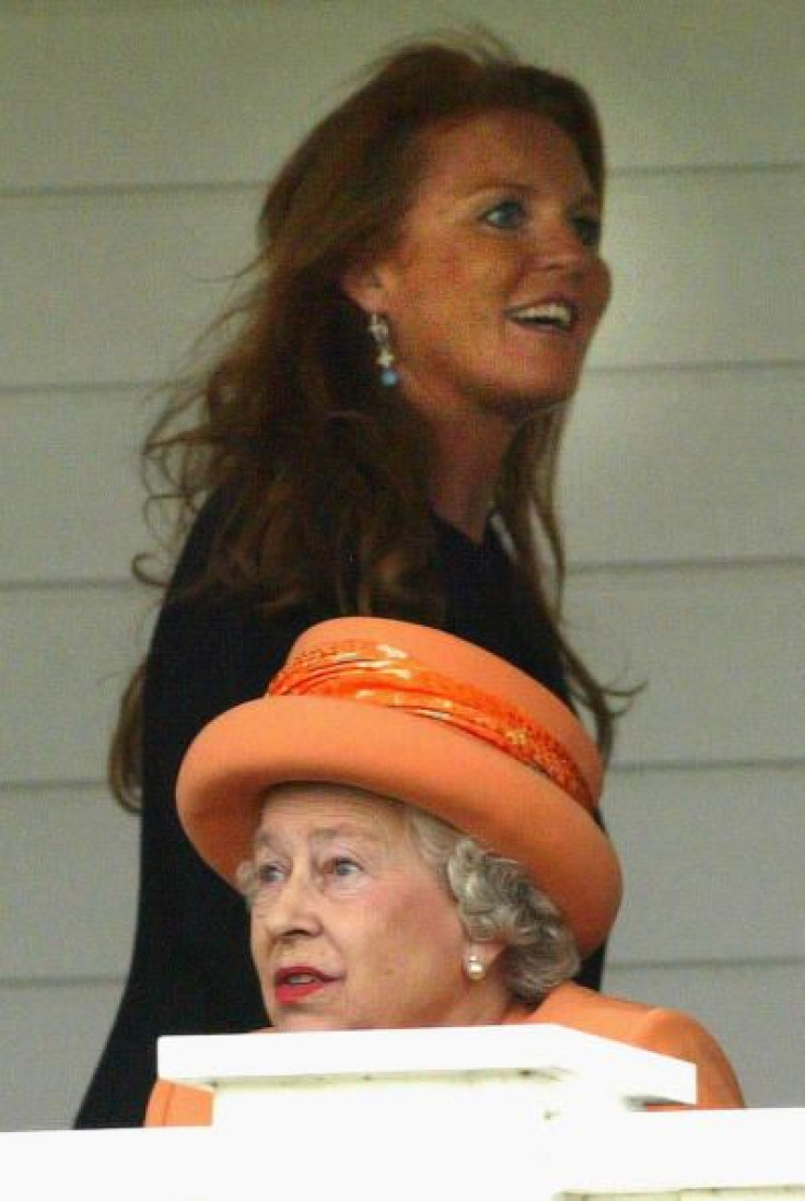 Sarah Ferguson and Queen Elizabeth II