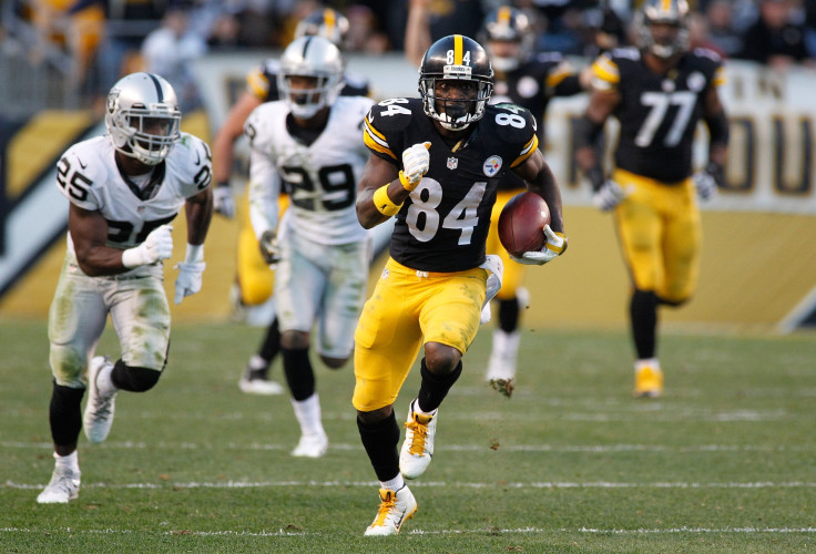 Antonio Brown Steelers Raiders