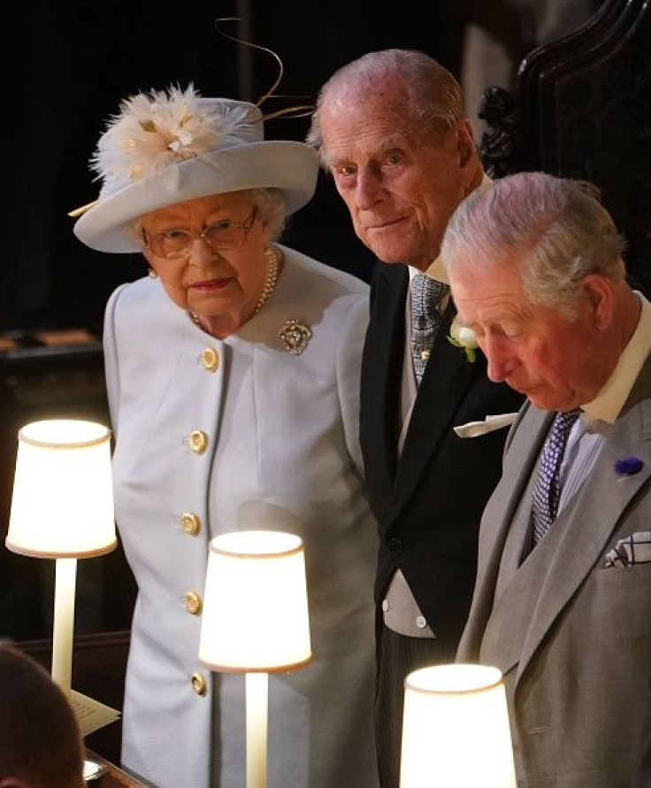 Prince Philip, Prince Charles and Queen Elizabeth II