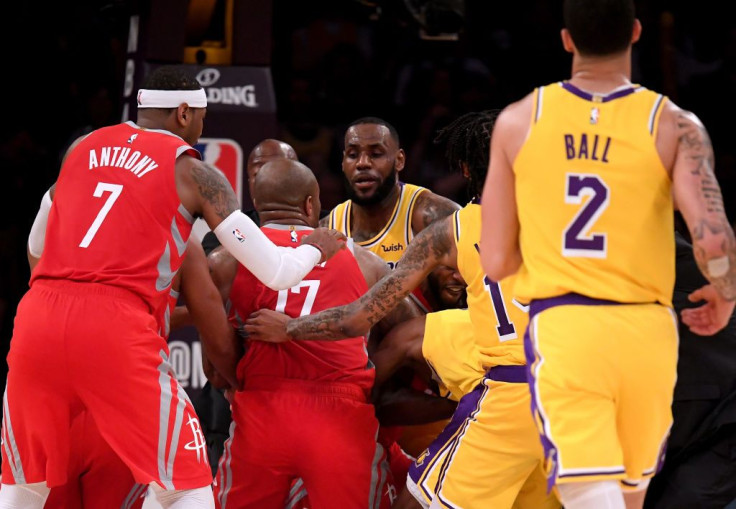 Lakers-Rockets Brawl