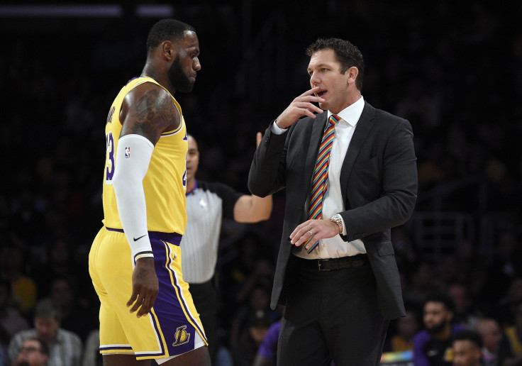 LeBron James Luke Walton Lakers