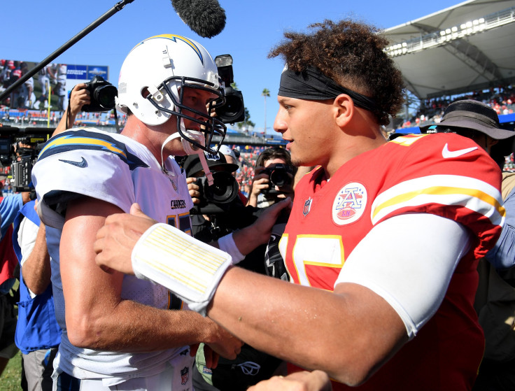Patrick Mahomes Philip Rivers Chiefs Chargers