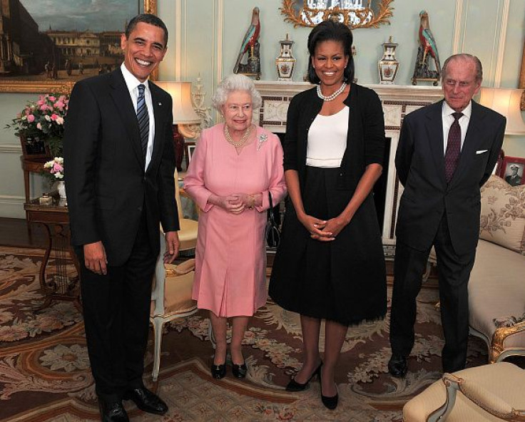 Barack Obama, Queen Elizabeth II, Michelle Obama, Prince Philip