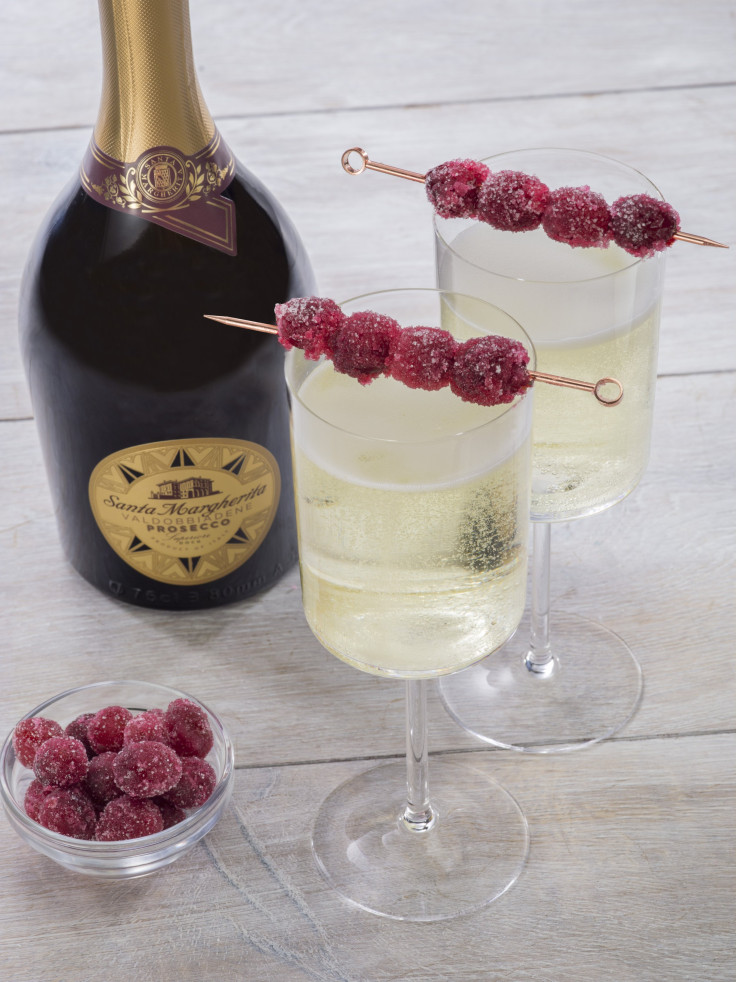 Prosecco Cranberry Skewer, Santa Margherita