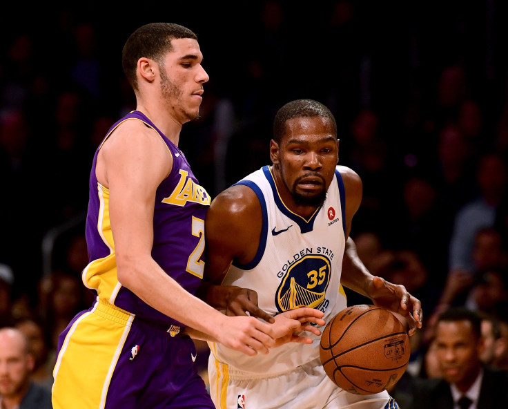 Kevin Durant Warriors Lakers