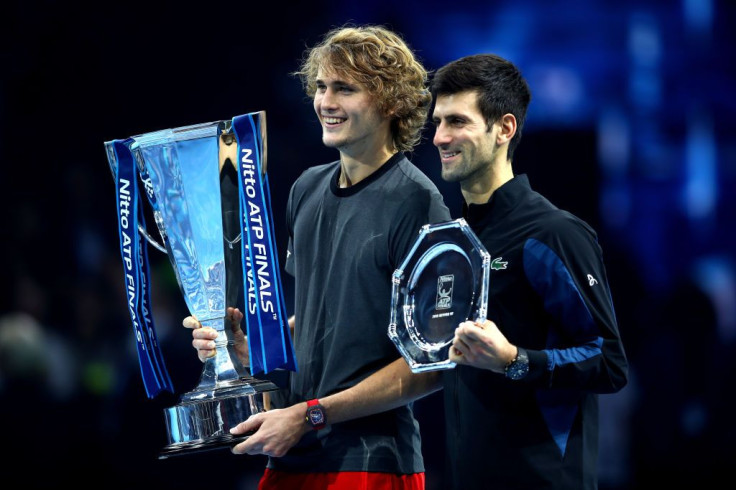 Alexander Zverev and Novak Djokovic