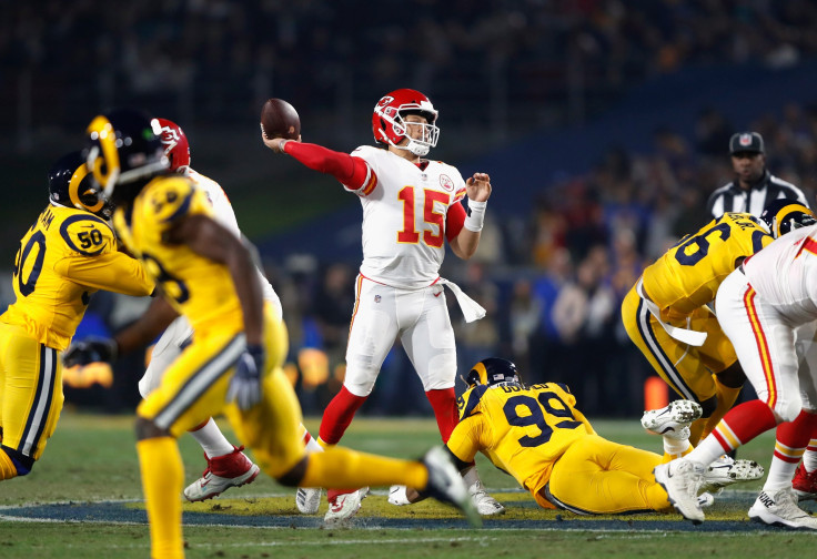 Patrick Mahomes Chiefs Rams 