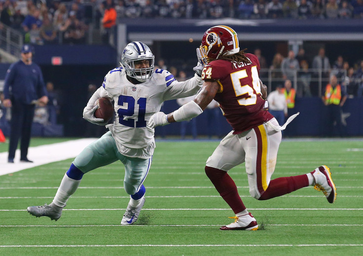 Ezekiel Elliott Cowboys Redskins