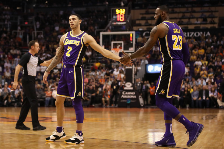 LeBron James Lonzo Ball Lakers