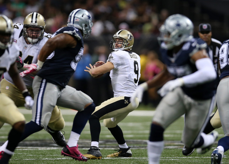 Drew Brees Saints Cowboys