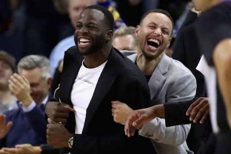 Draymond Green and Stephen Curry