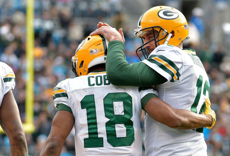 Randall Cobb and Aaron Rodgers