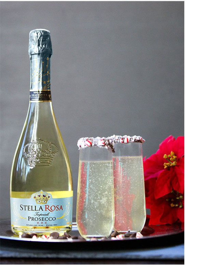 Candy Cane Lane, Stella Rosa Prosecco