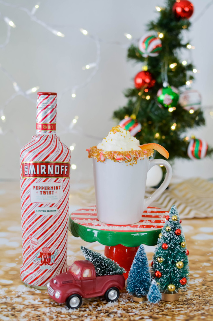 Orange and Peppermint Hot Chocolate, Smirnoff