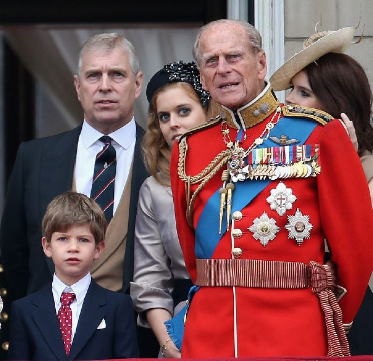 Prince Andrew and Prince Philip