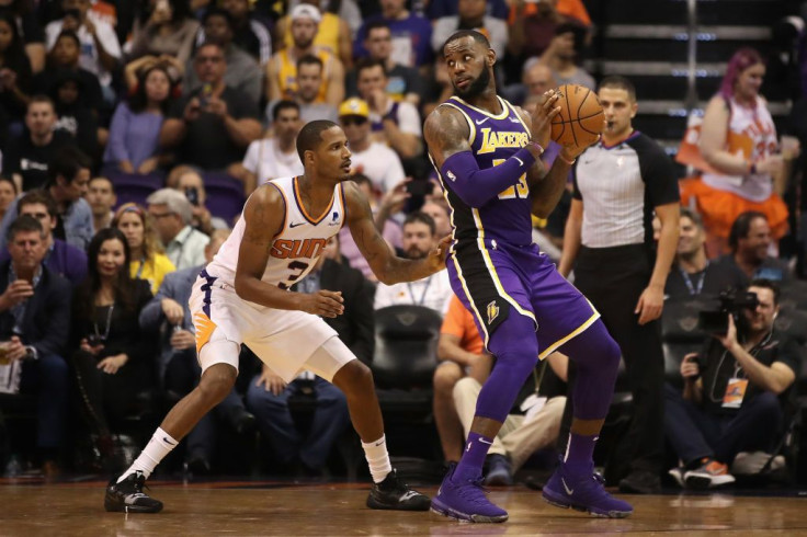 Trevor Ariza and LeBron James