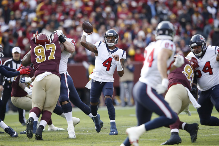 Deshaun Watson Texans Redskins