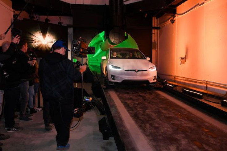 Tesla Tunnel demo ride