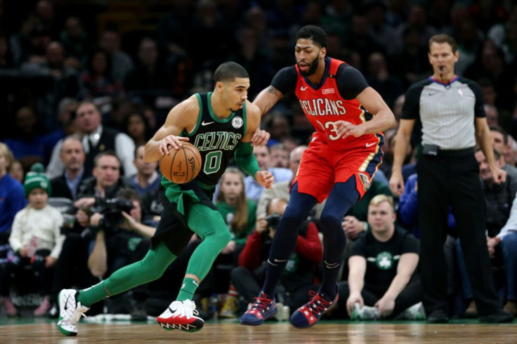 Jayson Tatum and Anthony Davis