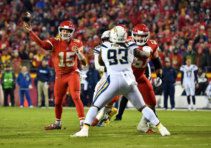 Patrick Mahomes Chiefs Chargers
